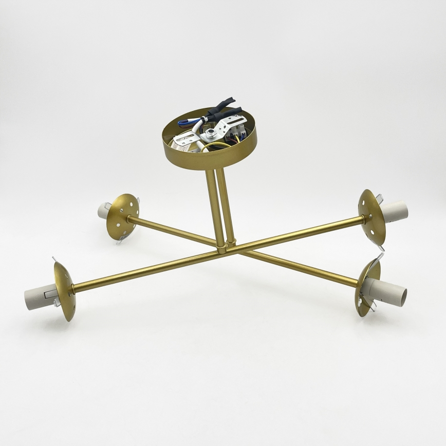 Brilagi - Prisadený luster MALIVA 4xE14/15W/230V zlatá/biela