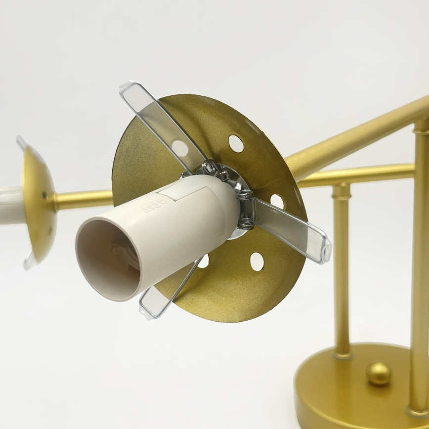 Brilagi - Prisadený luster MALIVA 4xE14/15W/230V zlatá/biela