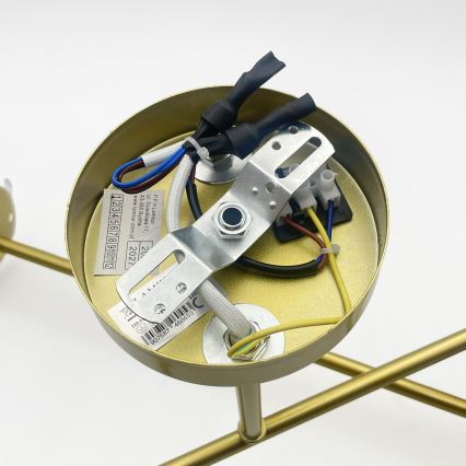 Brilagi - Prisadený luster MALIVA 4xE14/15W/230V zlatá/biela