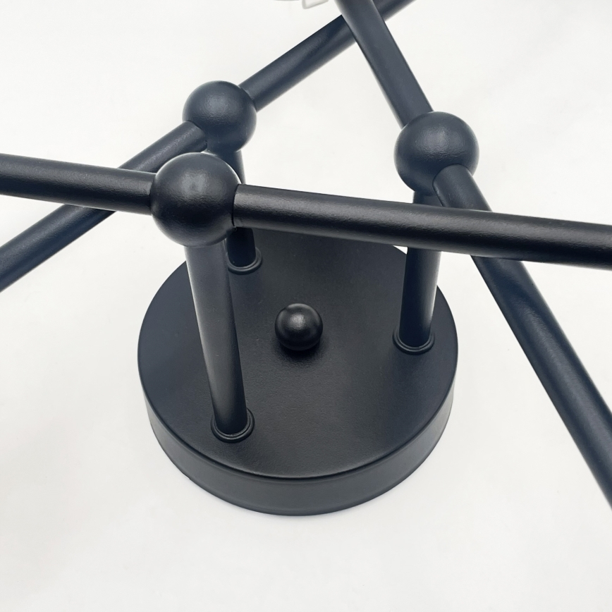 Brilagi - Prisadený luster MALIVA 6xE14/15W/230V čierna/dymová