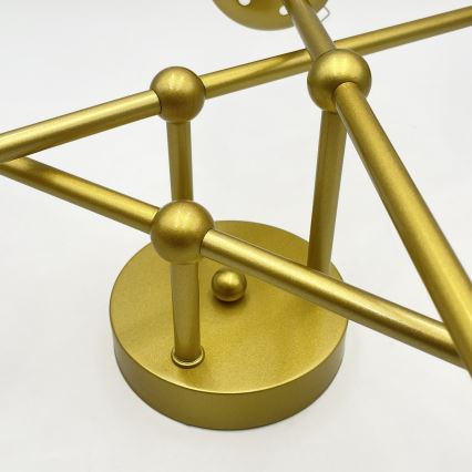 Brilagi - Prisadený luster MALIVA 6xE14/15W/230V zlatá/biela