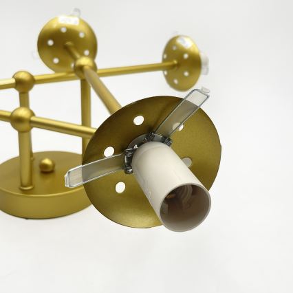 Brilagi - Prisadený luster MALIVA 6xE14/15W/230V zlatá/biela