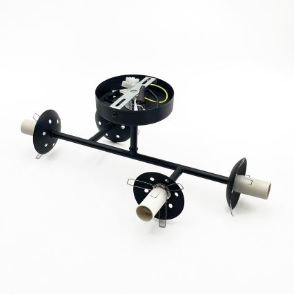 Brilagi - Prisadený luster MALONY 4xE14/20W/230V čierny