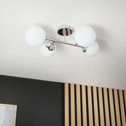 Brilagi - Prisadený luster MALONY 4xE14/20W/230V lesklý chróm