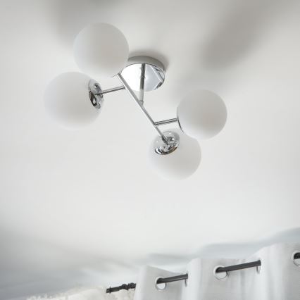 Brilagi - Prisadený luster MALONY 4xE14/20W/230V lesklý chróm