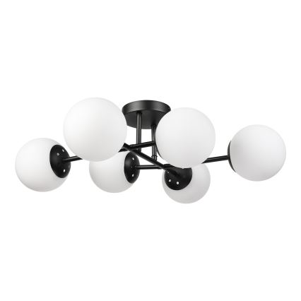 Brilagi - Prisadený luster MALONY 6xE14/20W/230V čierny