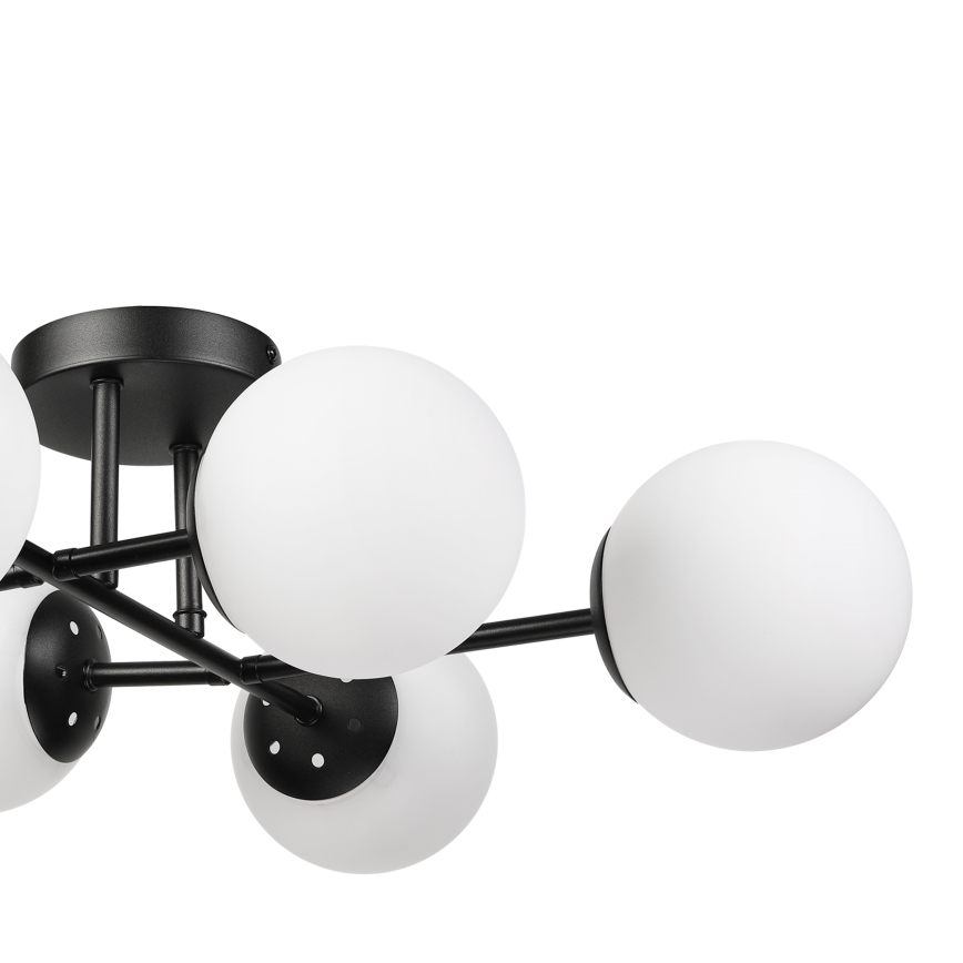 Brilagi - Prisadený luster MALONY 6xE14/20W/230V čierny