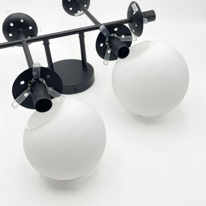 Brilagi - Prisadený luster MALONY 6xE14/20W/230V čierny