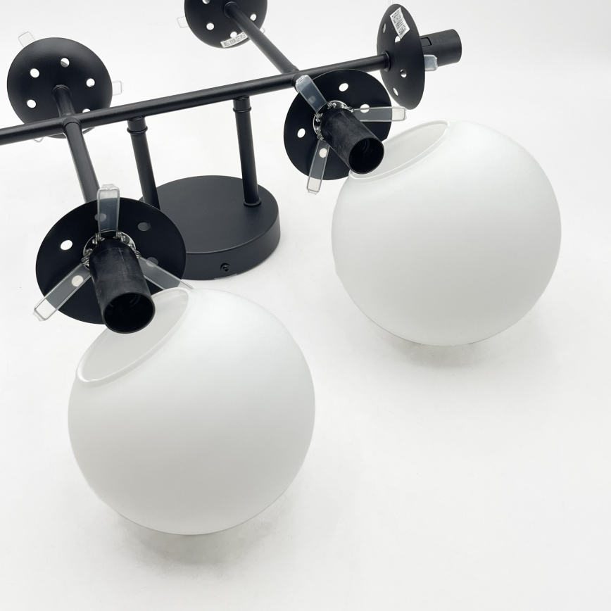 Brilagi - Prisadený luster MALONY 6xE14/20W/230V čierny