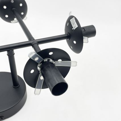 Brilagi - Prisadený luster MALONY 6xE14/20W/230V čierny