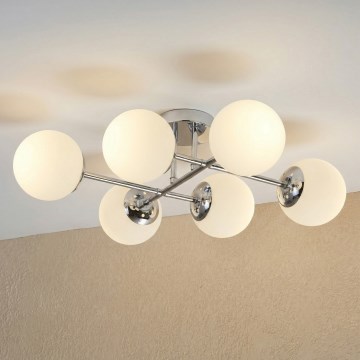 Brilagi - Prisadený luster MALONY 6xE14/20W/230V lesklý chróm