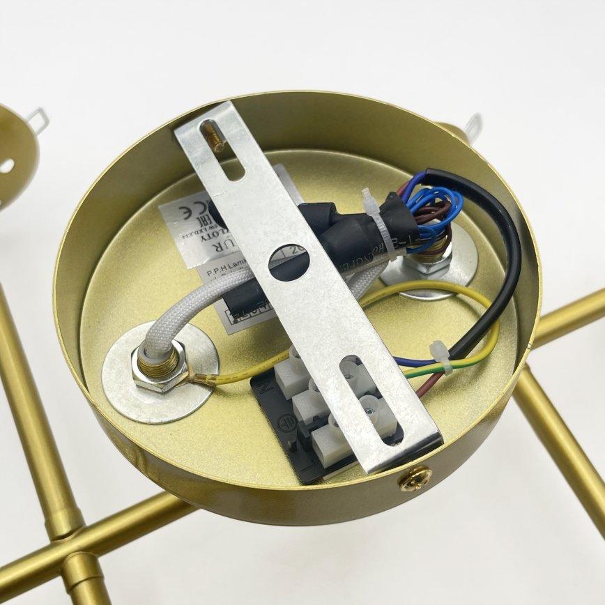 Brilagi - Prisadený luster MALONY 6xE14/20W/230V zlatý