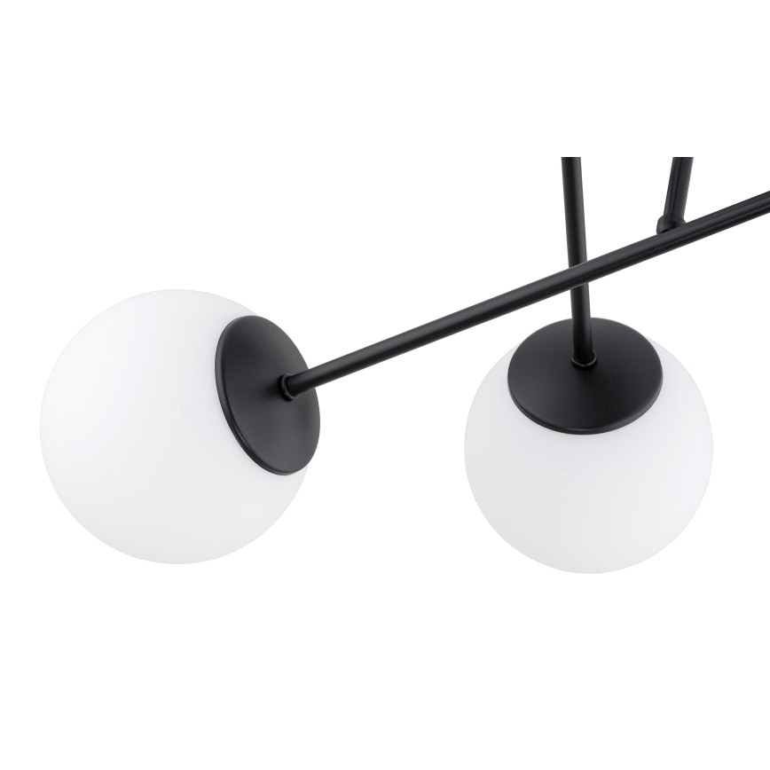 Brilagi - Prisadený luster MILO 4xE27/60W/230V čierny