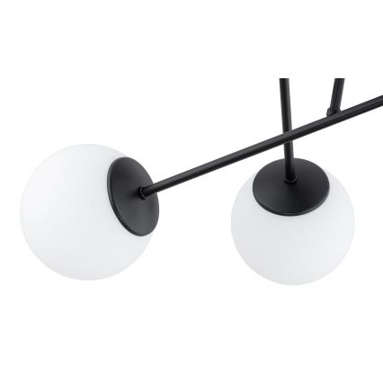 Brilagi - Prisadený luster MILO 6xE27/60W/230V čierna