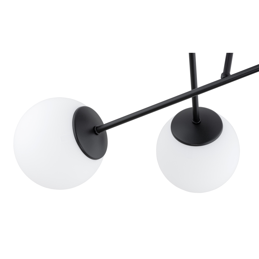 Brilagi - Prisadený luster MILO 6xE27/60W/230V čierna