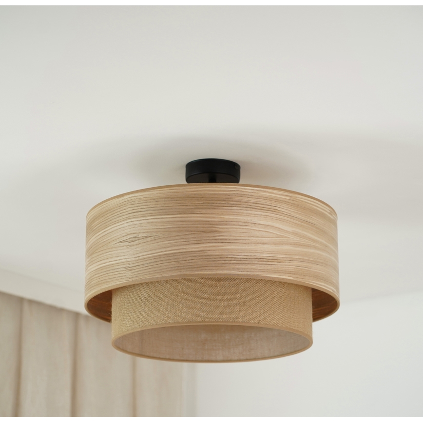 Brilagi - Prisadený luster MONTANA BOHO 1xE27/15W/230V pr. 45 cm hnedá