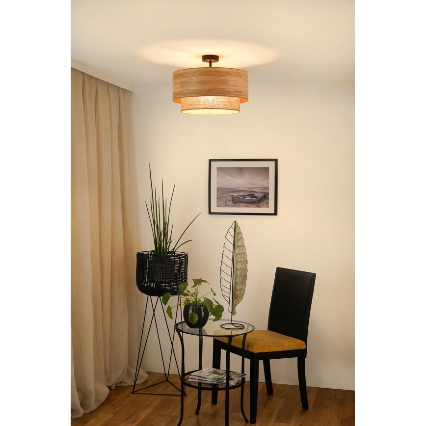 Brilagi - Prisadený luster MONTANA BOHO 1xE27/15W/230V pr. 45 cm hnedá
