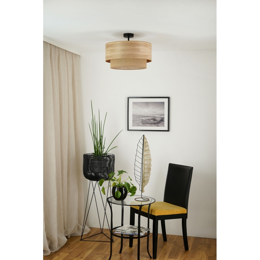 Brilagi - Prisadený luster MONTANA BOHO 1xE27/15W/230V pr. 45 cm hnedá