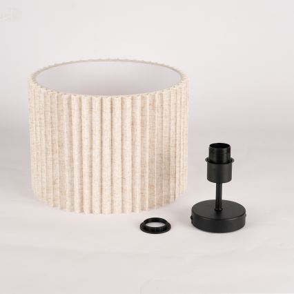 Brilagi - Prisadený luster NORDIC WAVE 1xE27/15W/230V pr. 32 cm ľanová/čierna