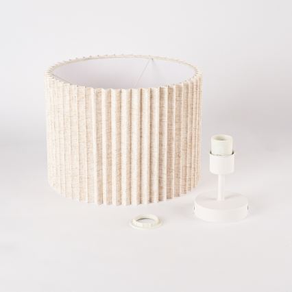 Brilagi - Prisadený luster NORDIC WAVE 1xE27/15W/230V priemer 32 cm ľan/biela