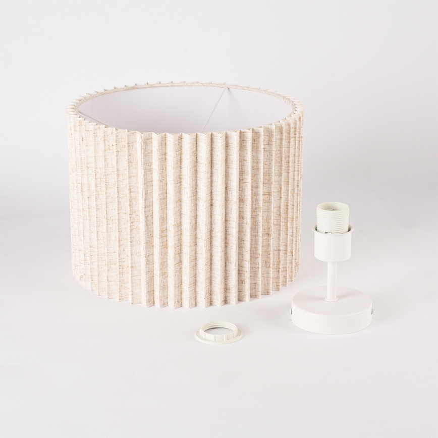 Brilagi - Prisadený luster NORDIC WAVE 1xE27/15W/230V priemer 32 cm ľan/biela