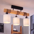 BRILAGI - Prisadený luster NUBILA 3xE27/60W/230V borovica/biela
