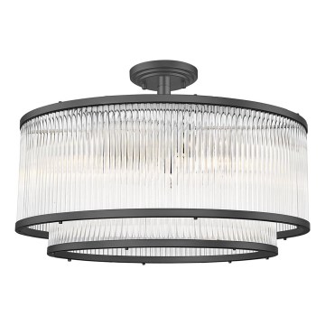 Brilagi - Prisadený luster RAMOS 6xE14/60W/230V čierny