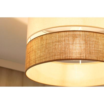 Brilagi - Prisadený luster ROYAL YUTE 1xE27/15W/230V pr. 40 cm béžová/krémová