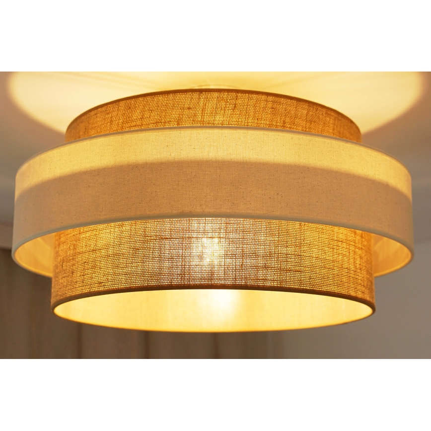 Brilagi - Prisadený luster SPACE LIGHT 1xE27/15W/230V pr. 50 cm béžová/krémová