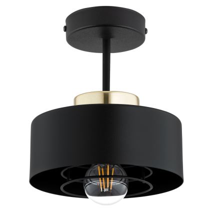 Brilagi - Prísadený luster SPRING 1xE27/60W/230V čierna/zlatá
