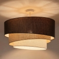 BRILAGI - Prisadený luster TRIO 3xE27/60W/230V pr. 60 cm hnedá/béžová/biela