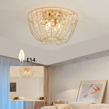 Brilagi - Prisadený luster VASTERAS 4xE14/40W/230V pr. 45 cm