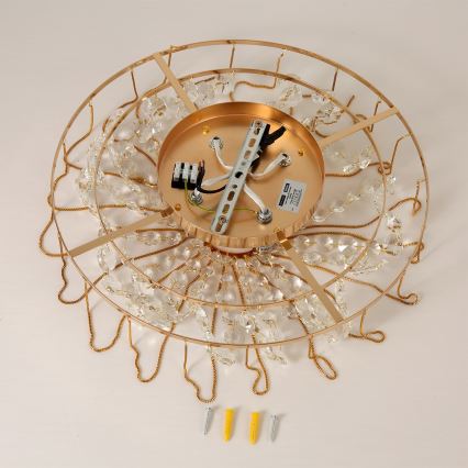 Brilagi - Prisadený luster VASTERAS 4xE14/40W/230V pr. 45 cm