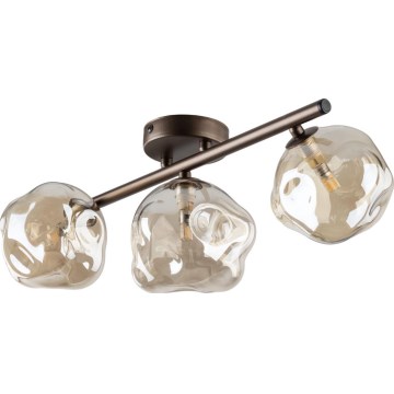 Brilagi - Prisadený luster VULCANO 3xG9/8W/230V hnedý/dymovo-béžový