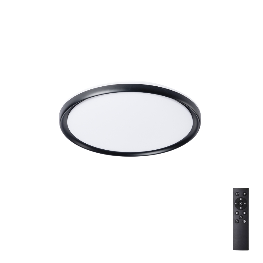 Brilagi - LED stmievateľné stropné svietidlo RIVO LED/72W/230V 3000-6000K čierne pr. 50 cm + diaľkové ovládanie