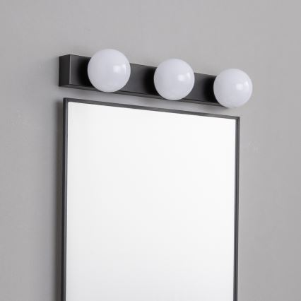 BRILAGI - SADA 2x LED Kúpeľňové nástenné svietidlo HOLLYWOOD 3xLED/3W/230V 39 cm IP44 čierna