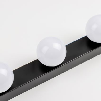 BRILAGI - SADA 2x LED Kúpeľňové nástenné svietidlo HOLLYWOOD 3xLED/3W/230V 39 cm IP44 čierna