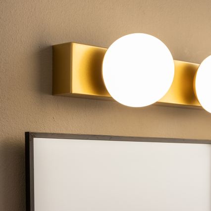 BRILAGI - SADA 2x LED Kúpeľňové nástenné svietidlo HOLLYWOOD 3xLED/3W/230V 39 cm IP44 zlatá