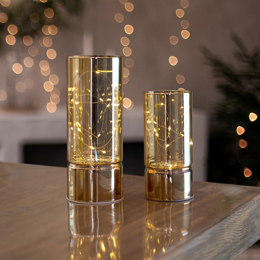 Brilagi - SADA 2x LED vianočných dekorácií LED/3xAA + 2xAA