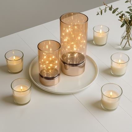 Brilagi - SADA 2x LED vianočných dekorácií LED/3xAA + 2xAA