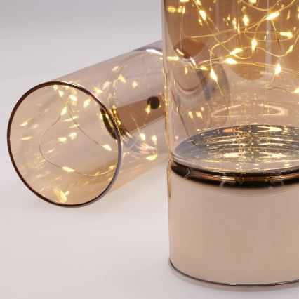 Brilagi - SADA 2x LED vianočných dekorácií LED/3xAA + 2xAA