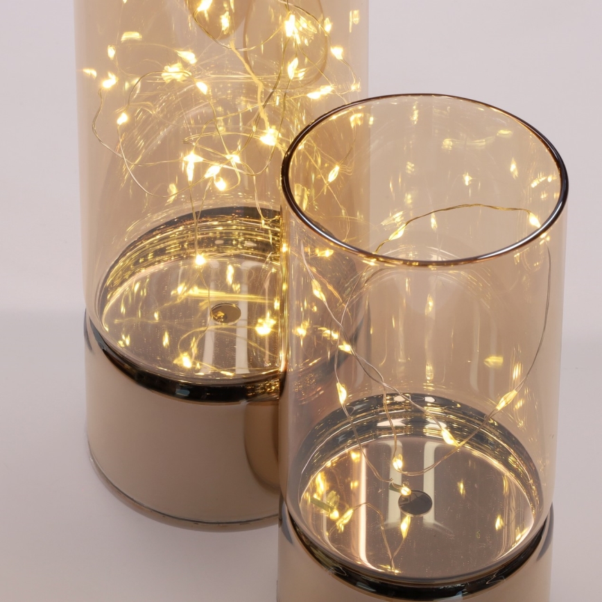 Brilagi - SADA 2x LED vianočných dekorácií LED/3xAA + 2xAA