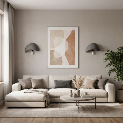 Brilagi - SADA 2x Nástenné svietidlo WABI SABI 1xE14/40W/230V sivá