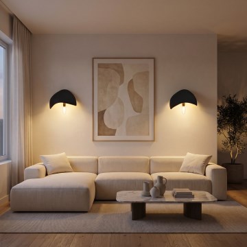 Brilagi - SADA 2x nástenných svietidiel WABI SABI 1xE14/40W/230V čierna