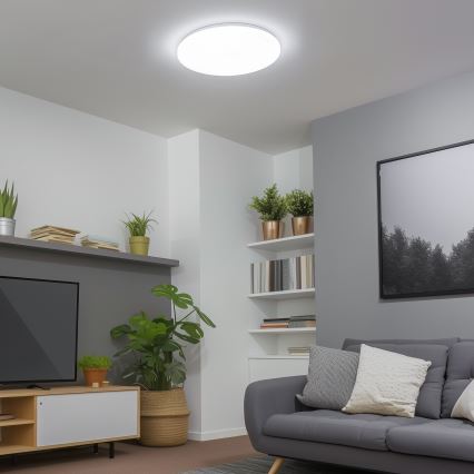 Brilagi - LED stmievateľné stropné svietidlo SMART LED/24W/230V pr. 38 cm 3000-6000K Wi-Fi Tuya Beacon + diaľkové ovládanie