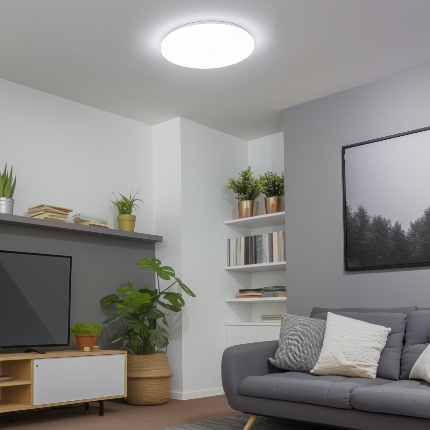 Brilagi - LED stmievateľné stropné svietidlo SMART LED/24W/230V pr. 38 cm 3000-6000K Wi-Fi Tuya Beacon + diaľkové ovládanie
