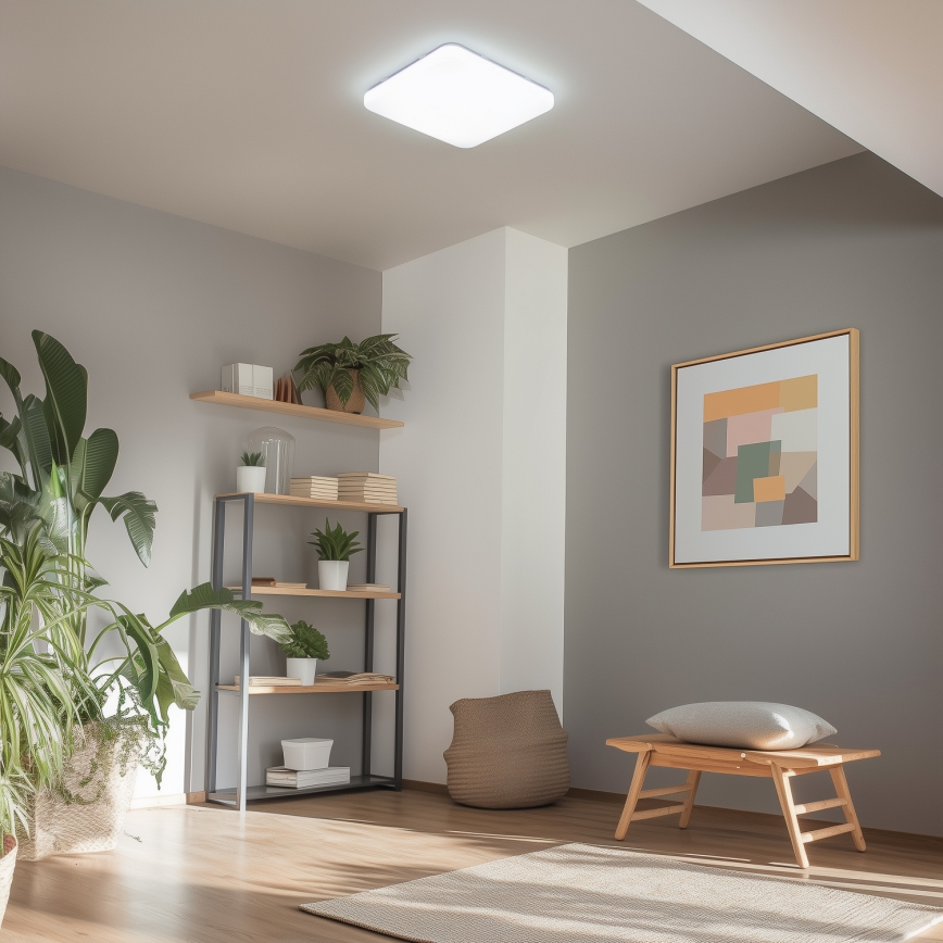 Brilagi - LED Stmievateľné stropné svietidlo SMART LED/36W/230V 53x53 cm 3000-6000K Wi-Fi Tuya Beacon + diaľkové ovládanie