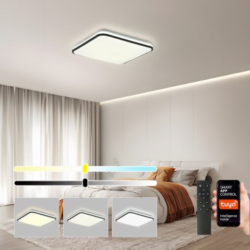 Brilagi - SMART stmievané stropné LED svietidlo LED/24W/230V 43x43 cm 3000-6000K Wi-Fi Tuya Beacon + diaľkové ovládanie