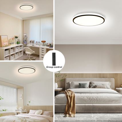 Brilagi - LED stmievateľné stropné svietidlo SMART LED/36W/230V pr. 48 cm 3000-6000K Wi-Fi Tuya Beacon + diaľkové ovládanie