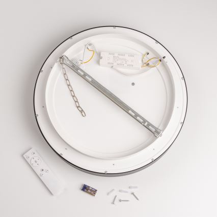 Brilagi - LED stmievateľné stropné svietidlo FALCON LED/40W/230V 3000-6500K Ø 45 cm čierne + diaľkové ovládanie